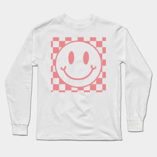 Preppy Smiley Face Long Sleeve T-Shirt